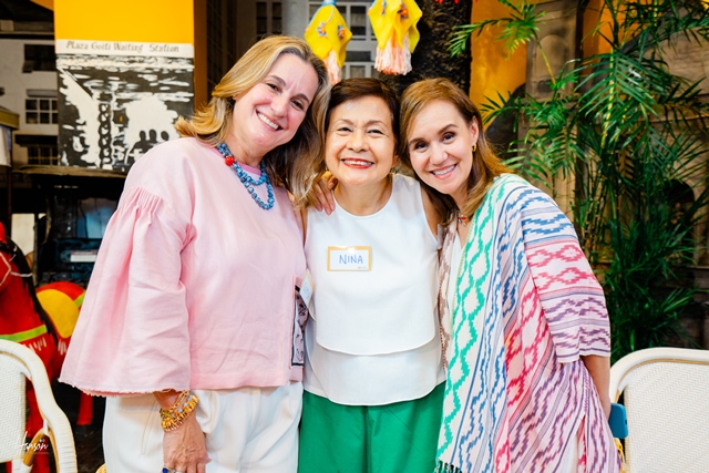 Vice president of Museo Pambata Sofia Zobel Elizalde, founder of Museo Pambata Nina Lim-Yuson, and president of Museo Pambata Bambi Mañosa-Tanjutco