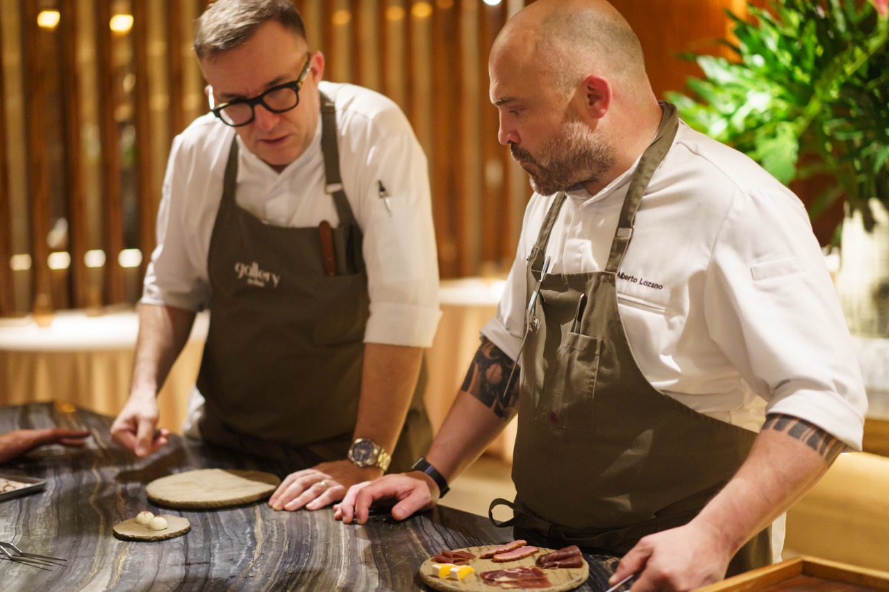 Chefs Chele Gonzalez of Gallery by Chele and Alberto Lozano Avilés of Huset