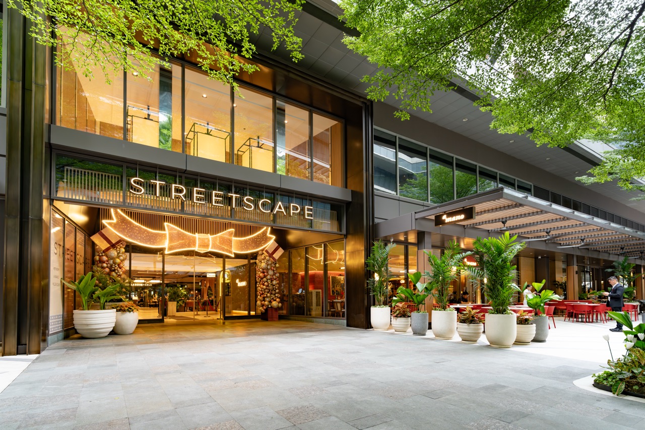 The new and improved Streetscape features a warm, inviting ambiance that's perfect for holiday gatherings of all kinds