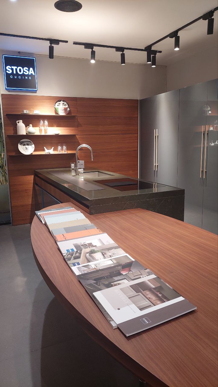 A section displaying Stosa Cucine products at Opulence Design Concept Greenhills
