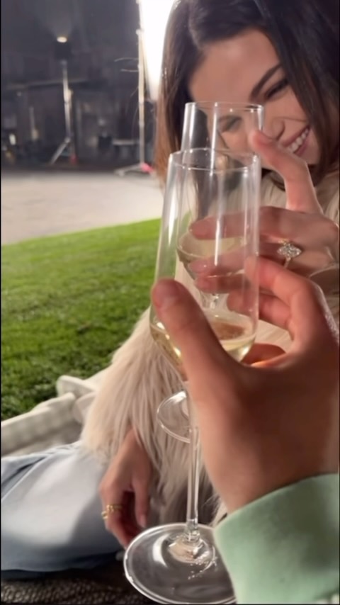 A video from Benny Blanco's proposal to Selena Gomez