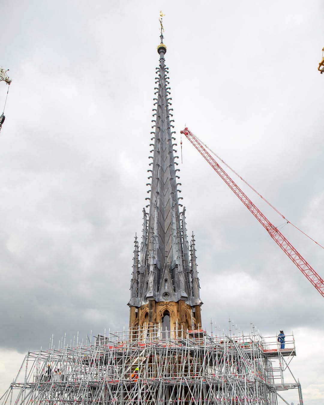 Notre Dame spire