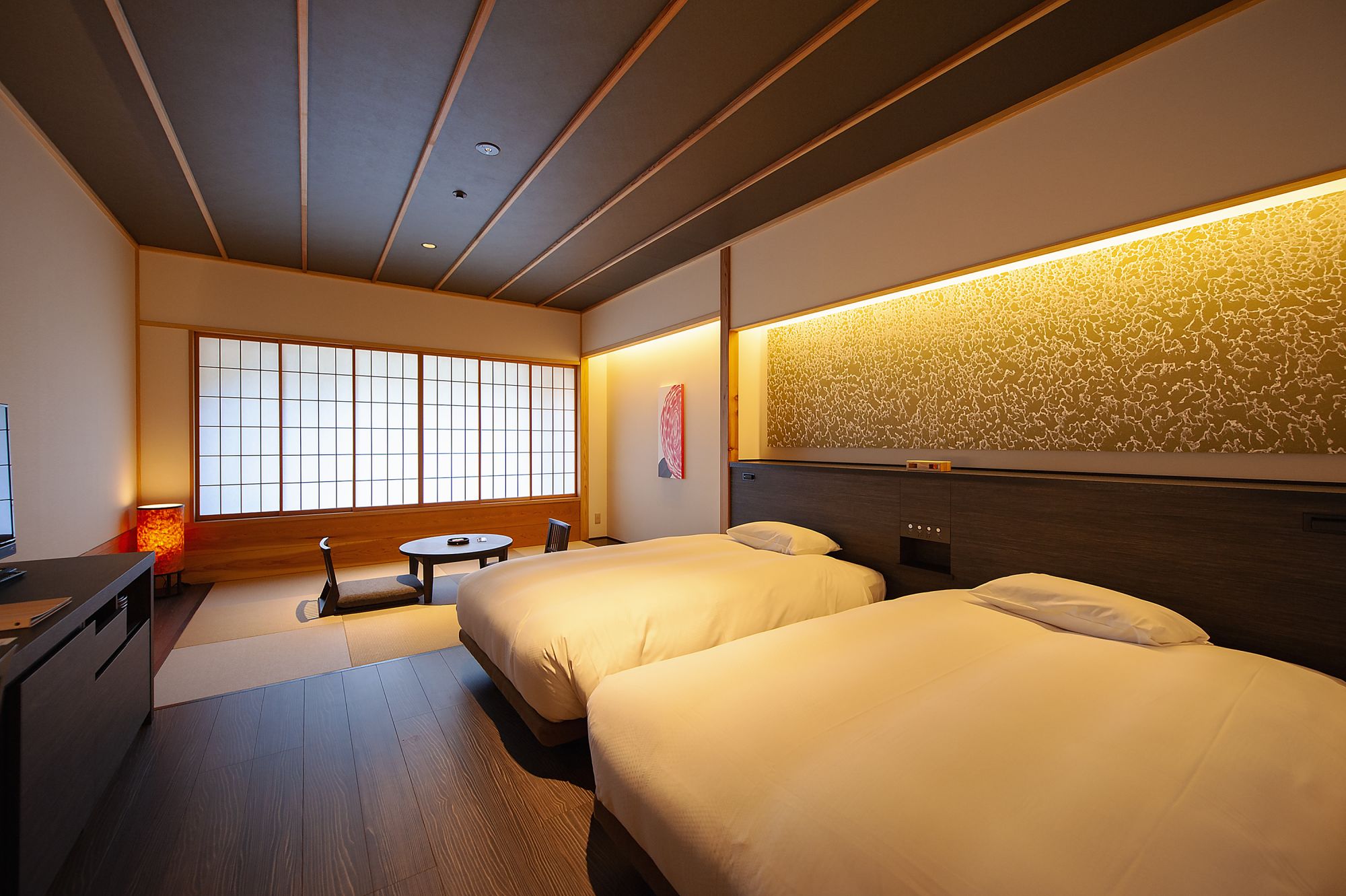 Guest rooms at Hakujukan in Fukui Japan