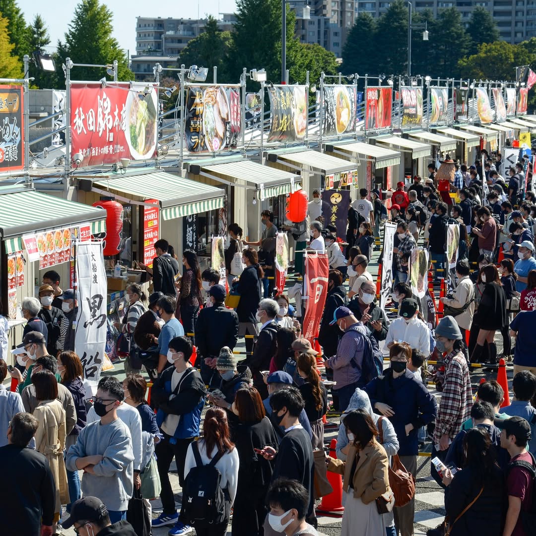 At the Tokyo Ramen Festa 2024 food events