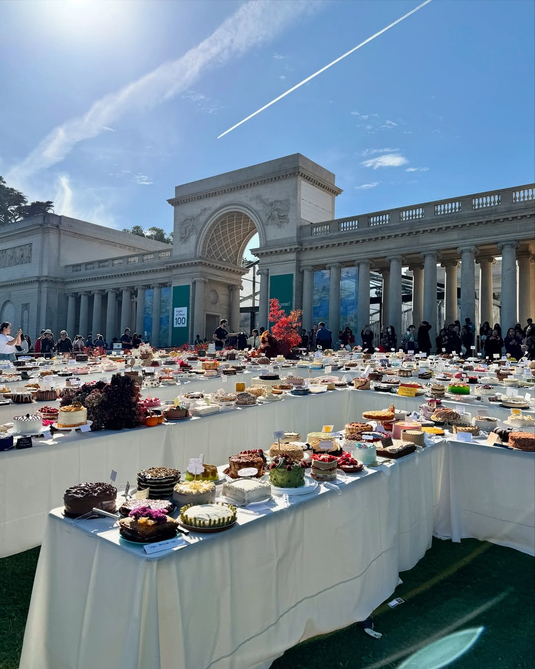 A 2024 Cake Picnic celebrating the Legion of Honor food events