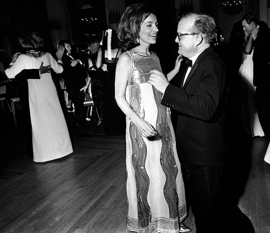 Truman Capote dancing with Lee Radziwill parties