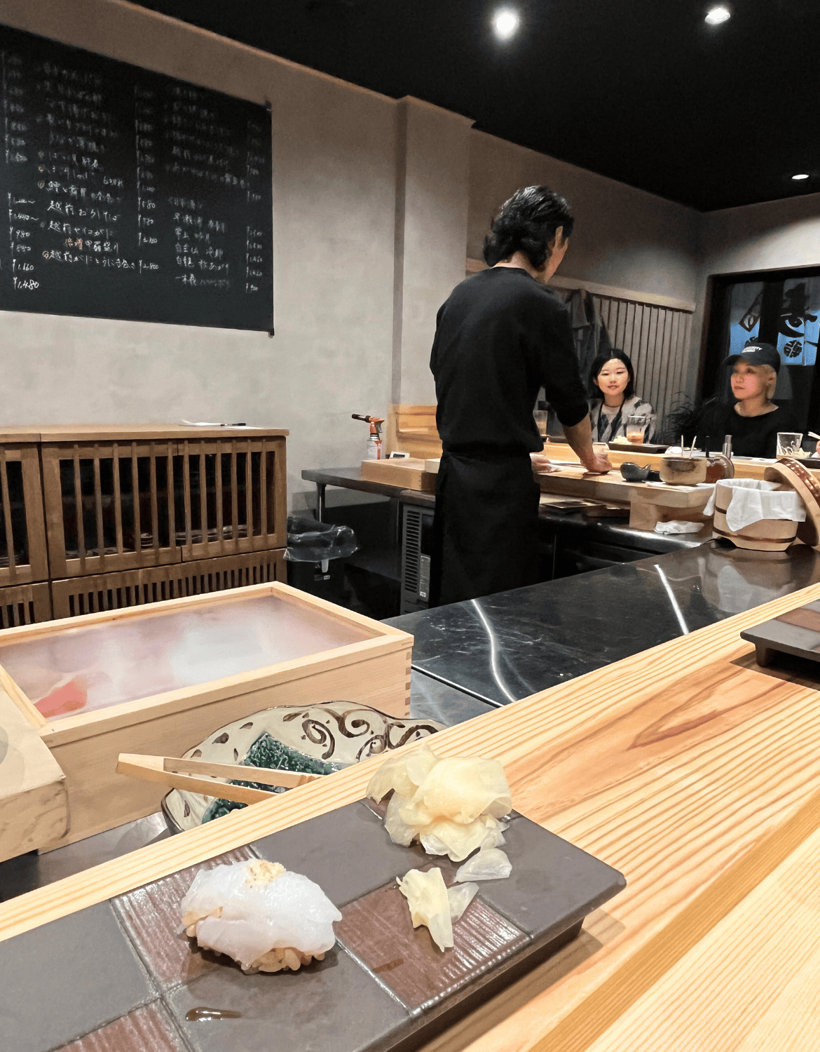 The chefs at Ichimonme train for years before becoming qualified to serve omakase sushi dinners in Fukui Japan