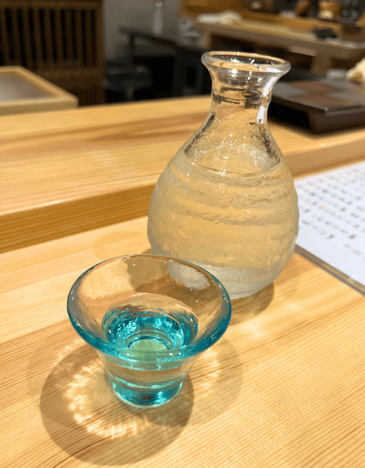 Hayaseura sake, from a local Fukui brewery