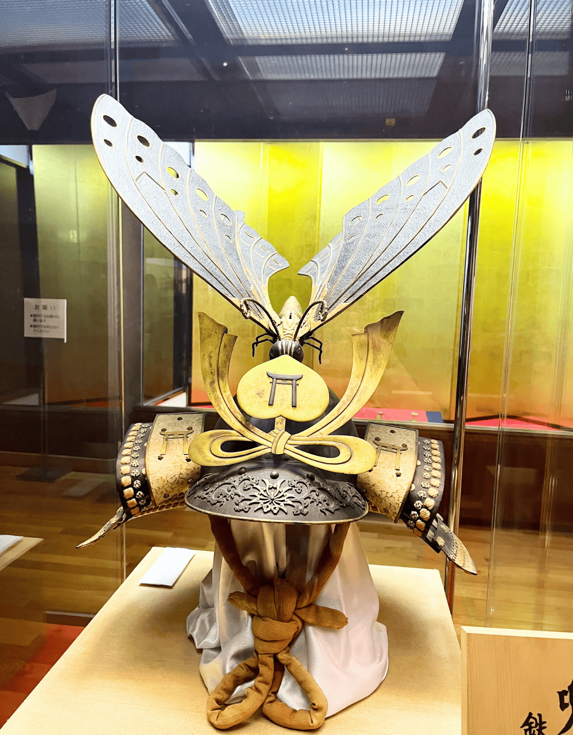 Samurai armor, among other artifacts, can be seen at the Katsuyama Castle Museum in Fukui Japan