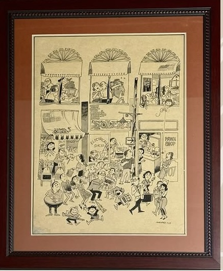 An original Mauro Malang pen and in piece for sale at the Minted MNL Auction