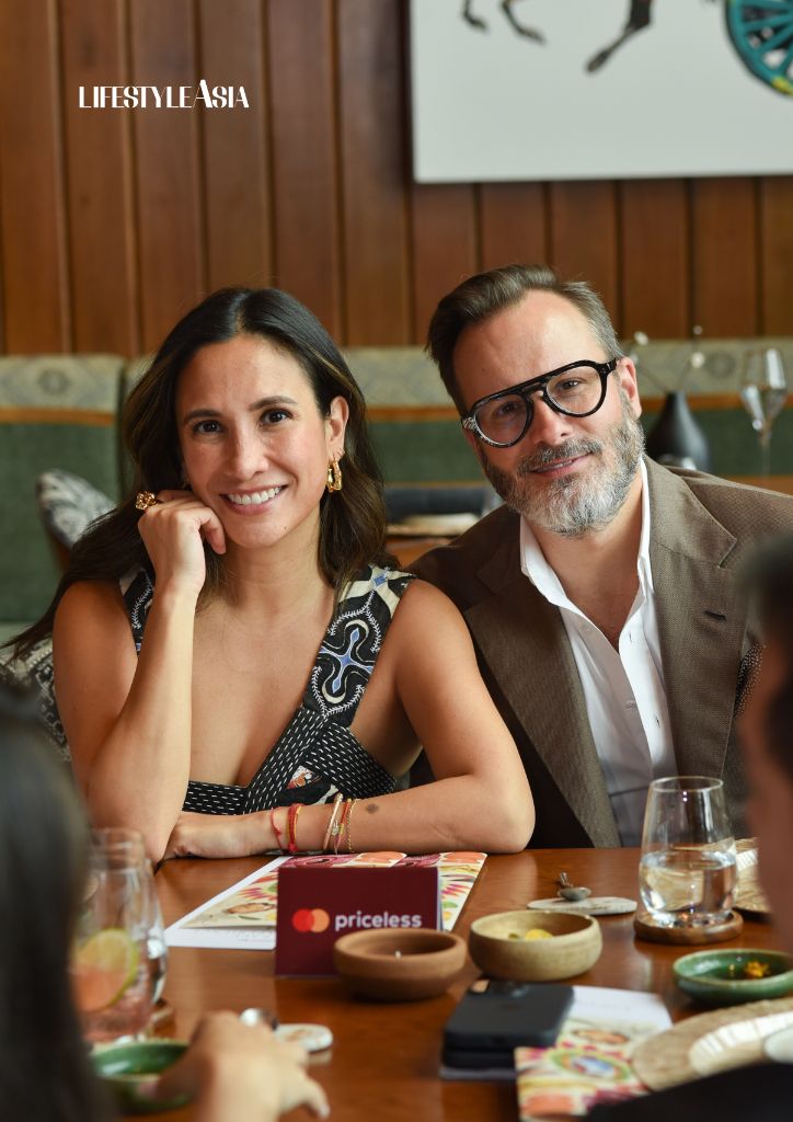 Stephanie Zubiri and Scott Woodward; Natalie Peña; Simon Calasanz (Mastercard country manager for the Philippines) and Monica Concepcion