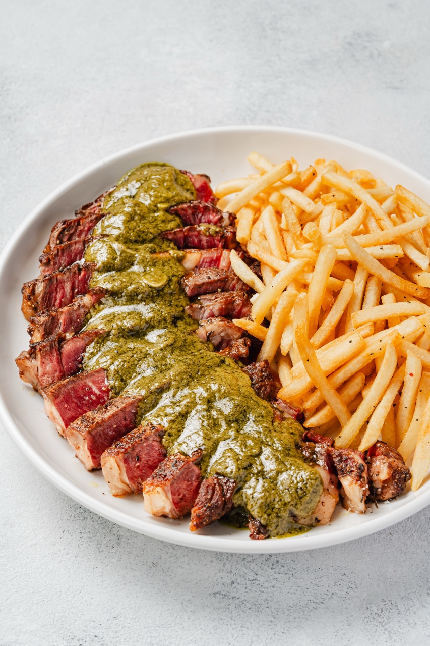 Entrecôte & Frites; Escargot; French Onion Soup; Mussels A La Mariniere