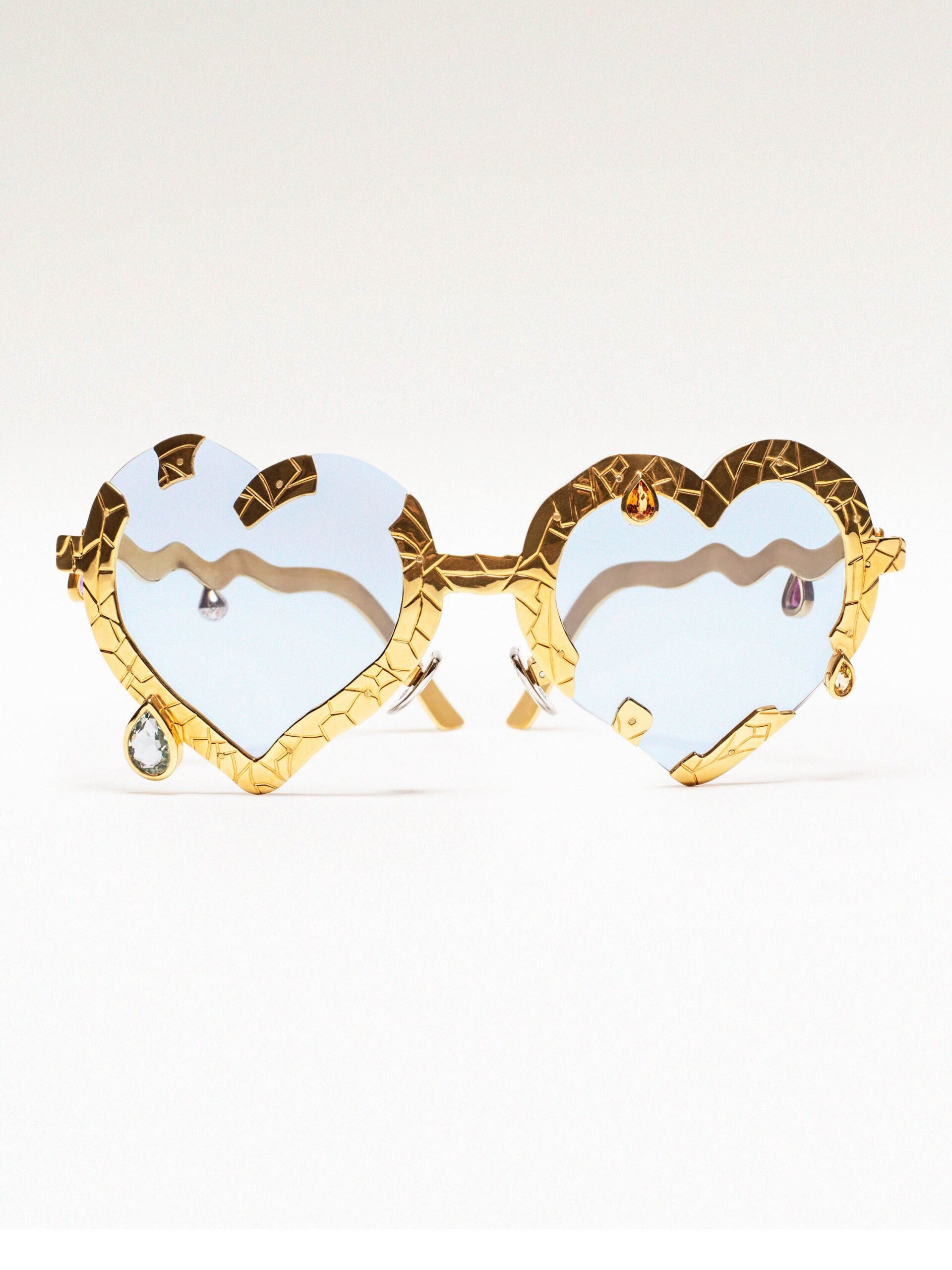 My Bleeding Heart high jewelry-eyewear by Francis de Lara