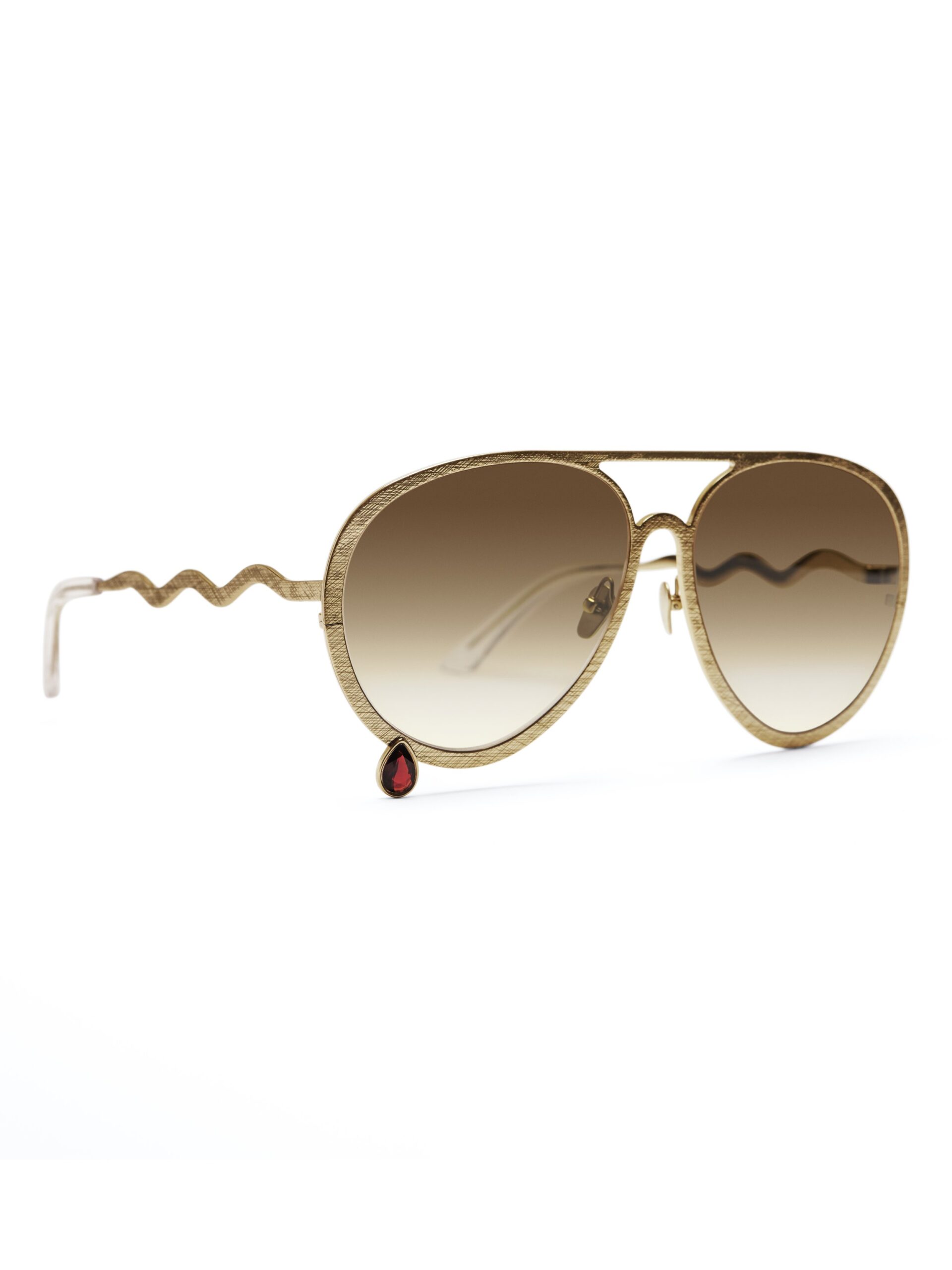 Supersize Aviators high jewelry-eyewear by Francis de Lara