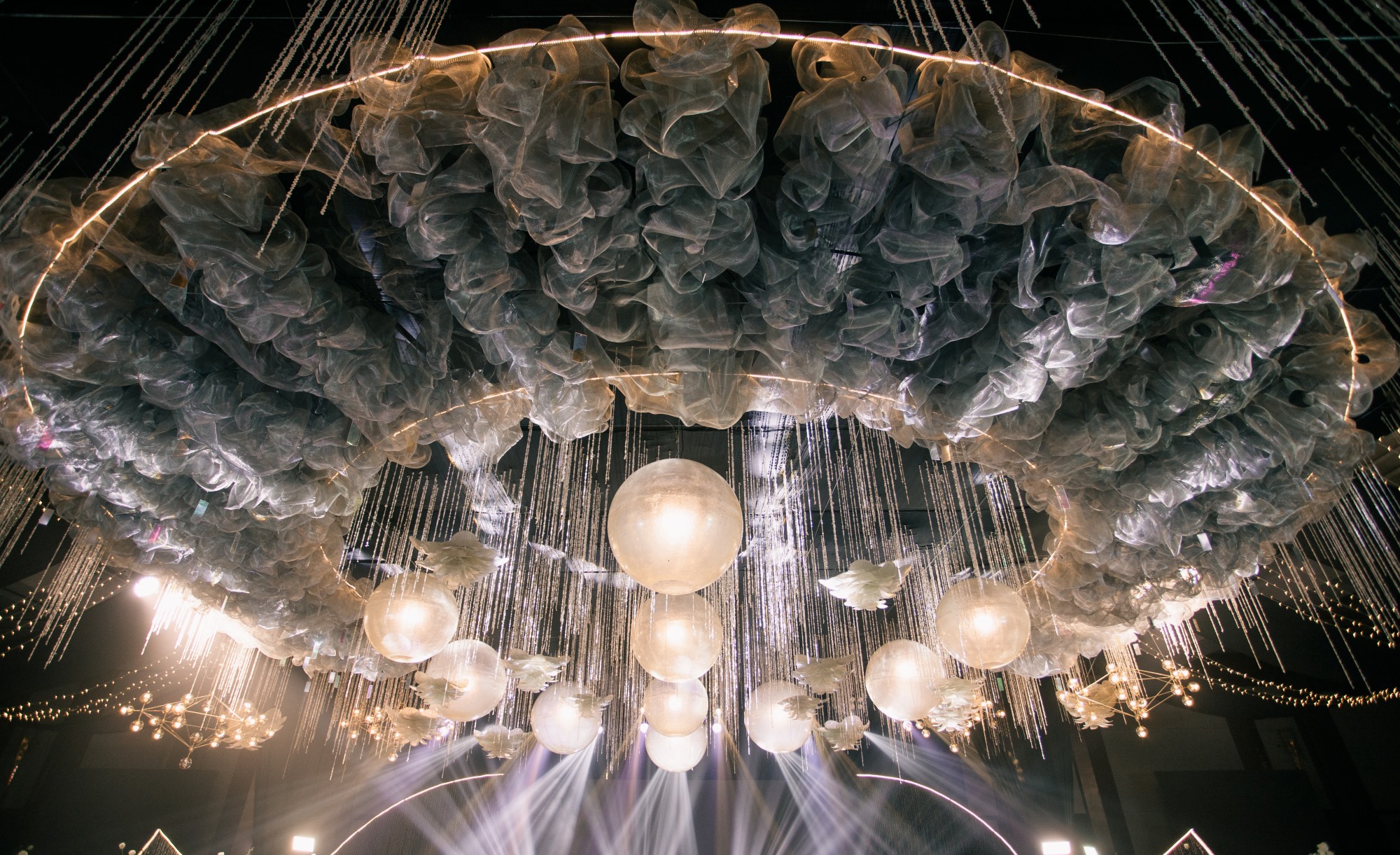 Joseph and Hannah's wedding set up