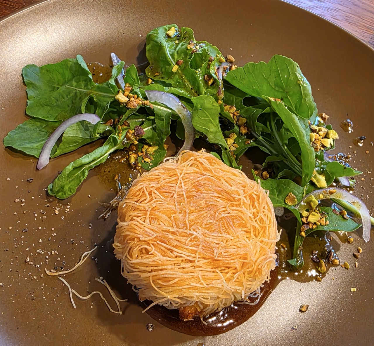 Kataifi; Unagi Kabayaki; Tamarind Chicken Inasal; Steamed Grouper