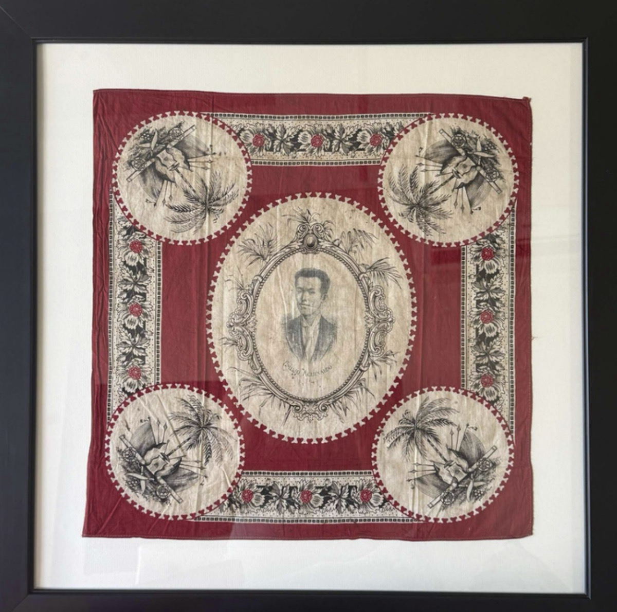 The 19th-century Emilio Aguinaldo Revolutionary Handkerchief featured in the Mint MNL Auction