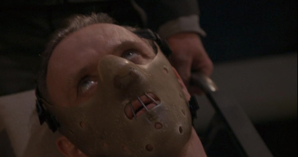Anthony Hopkins as Hannibal Lecter in "Silence of the Lambs"
