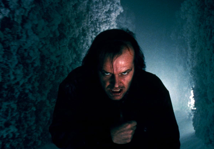 Jack Nicholson as Jack Torrance in "The Shining"; Jennifer Lawrence as Mother in "mother!"; Nicole Kidman as Grace Stewart in "The Others"; and Mia Goth as Pearl in "Pearl" horror Academy Awards