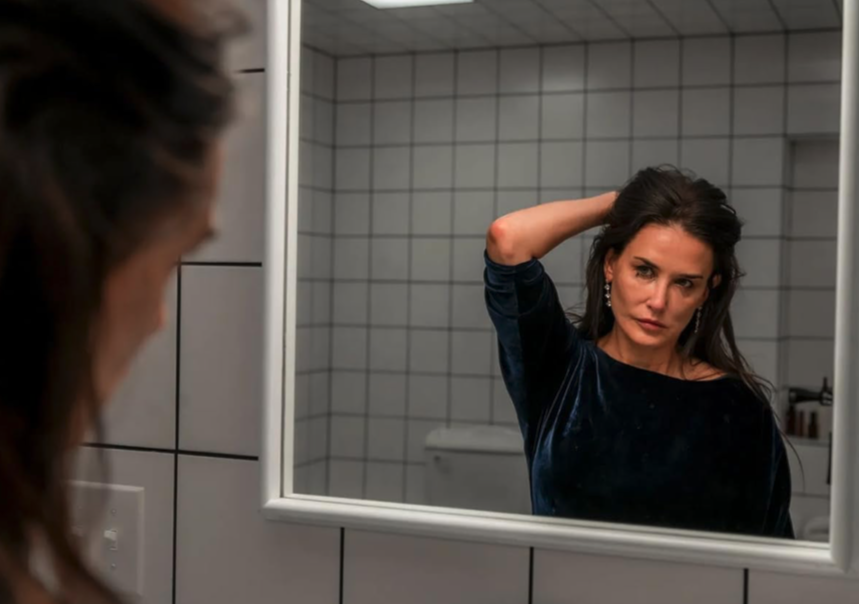 Demi Moore as Elisabeth Sparkle in "The Substance"