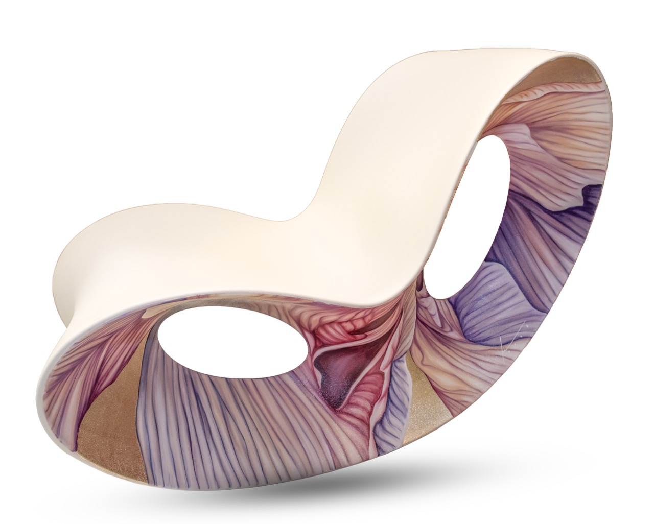 "Voido Rocking Chair" and "Peaceful Guardian"