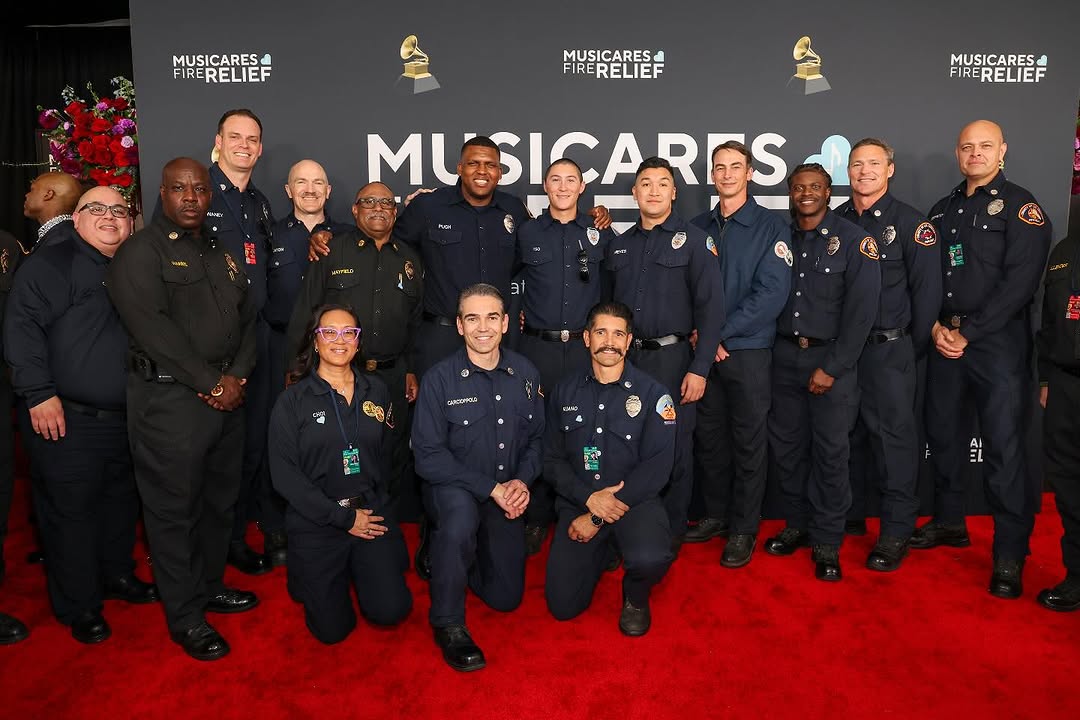 First responders at the 2025 Grammy Awards