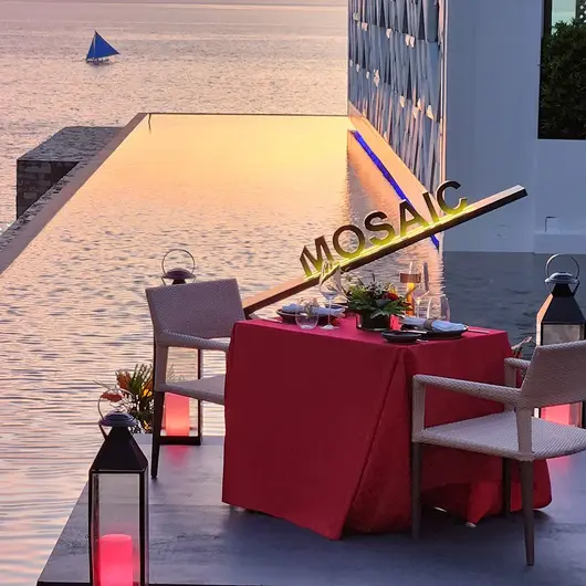 Romantic dinners at Mosaic Latin Grill