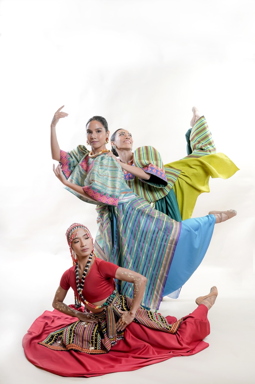 Some of the princesses from "Ang Panaginip" in costumes by Jor-el Espina ballet philippines