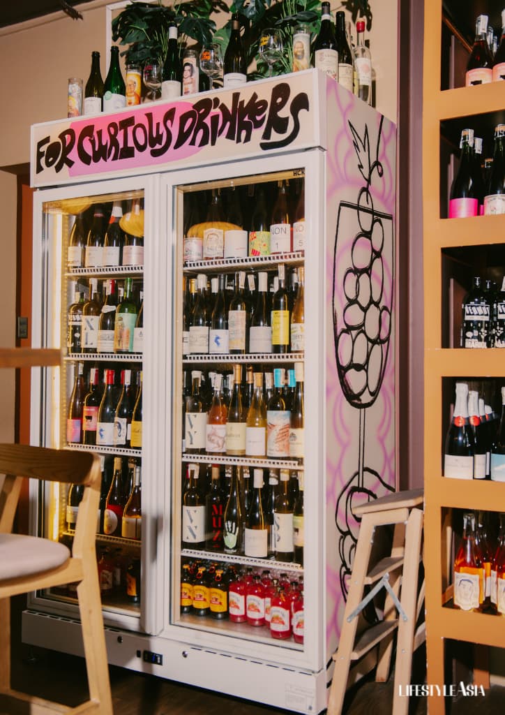 A collection of wines at Bombvinos Bodega