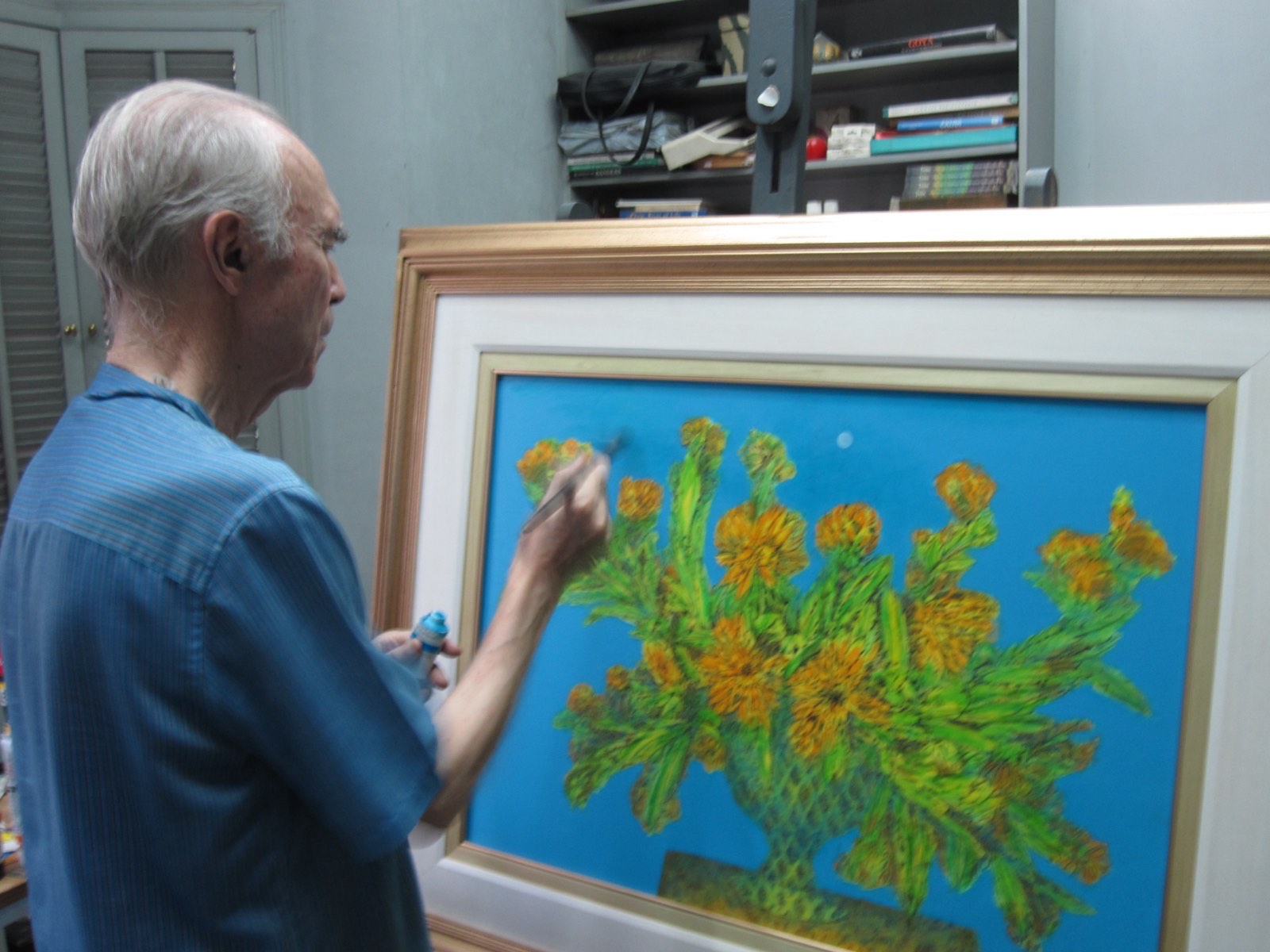 Sansó in his element