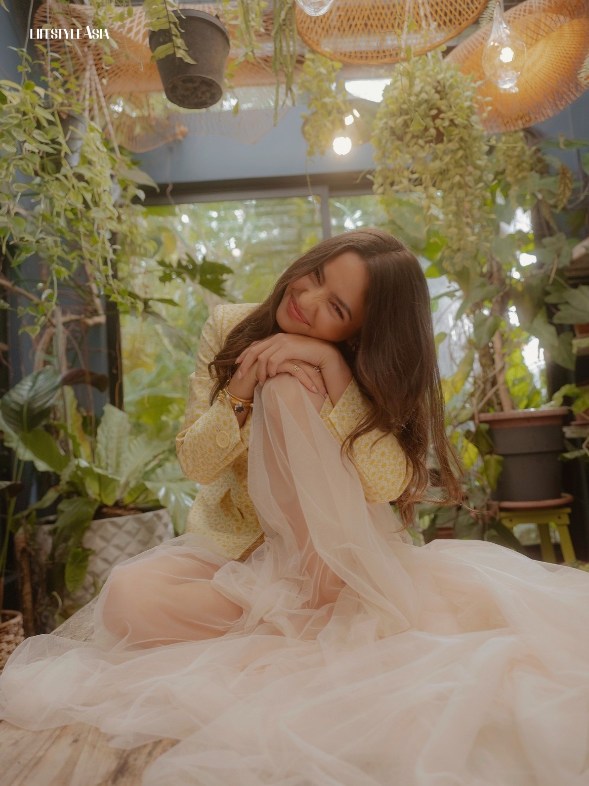 Rocio Zobel in Gucci and Sassa Jimenez for LIfestyle Asia April 2025 cover