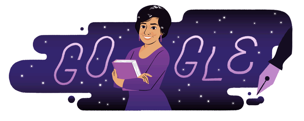The Google Doodle for Paz Marquez-Benitez's 129th birthday