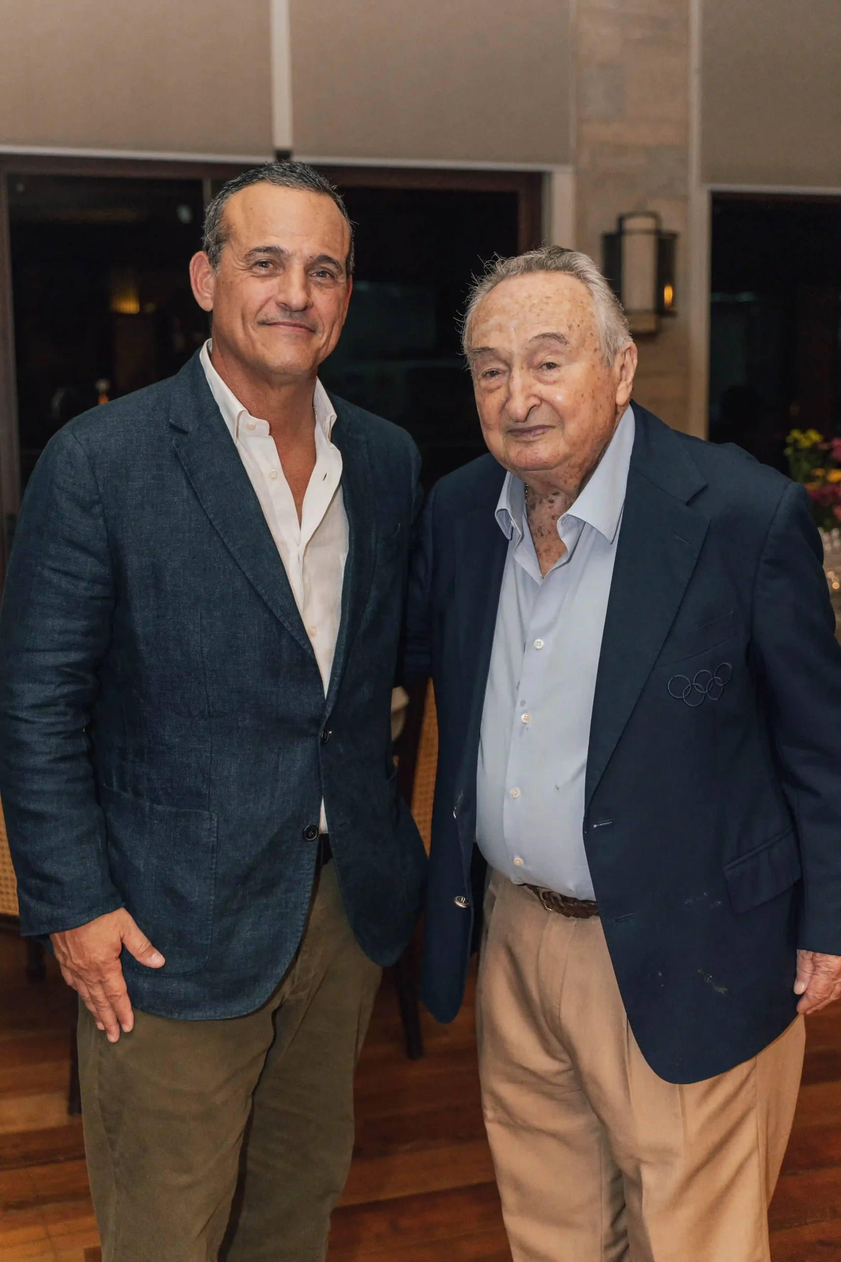 President and CEO of Roxaco Land Corporation Santi Elizalde and Patxi Elizalde