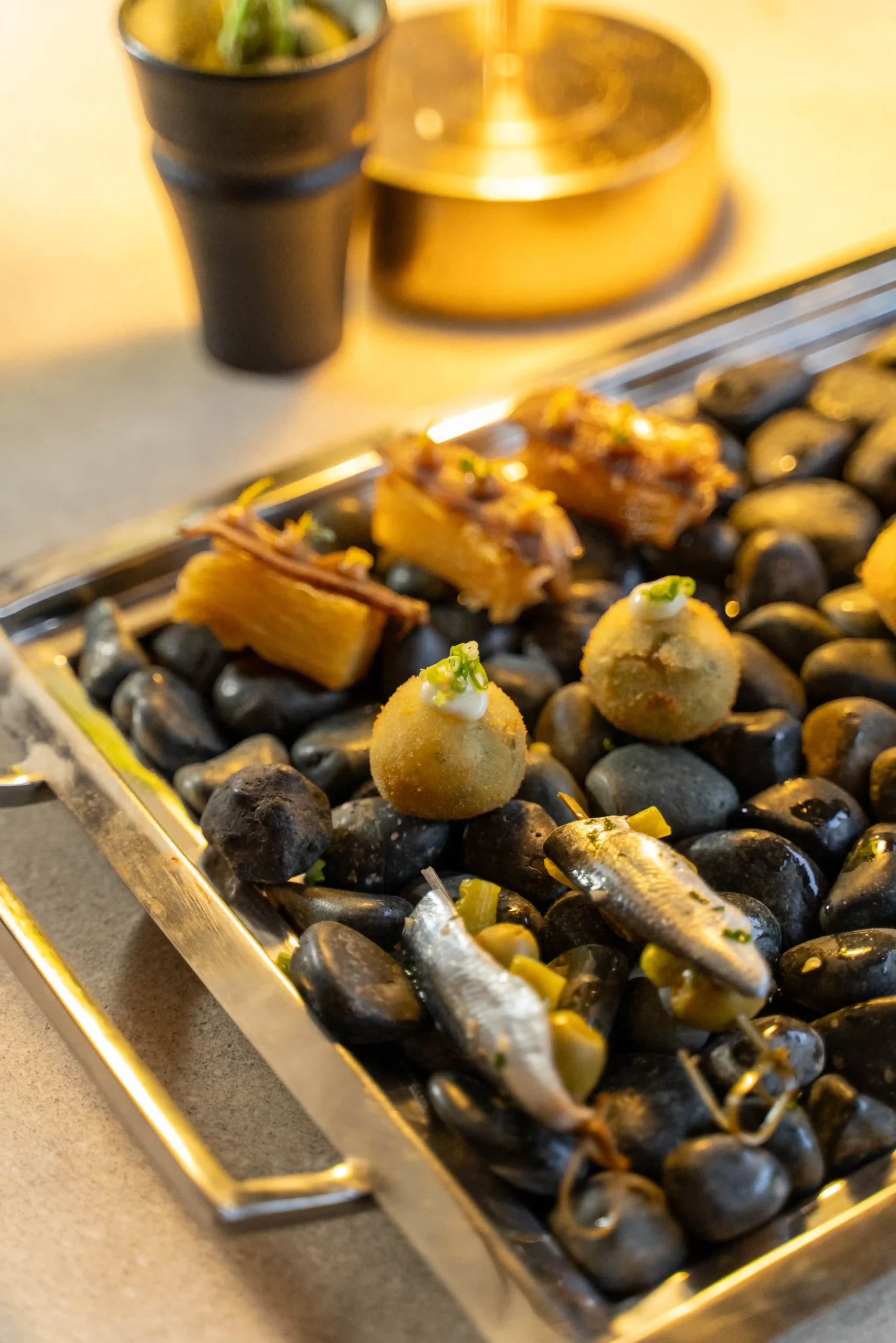 Tapas served at the Anya Resort Tagaytay x El Born four-hands dinner