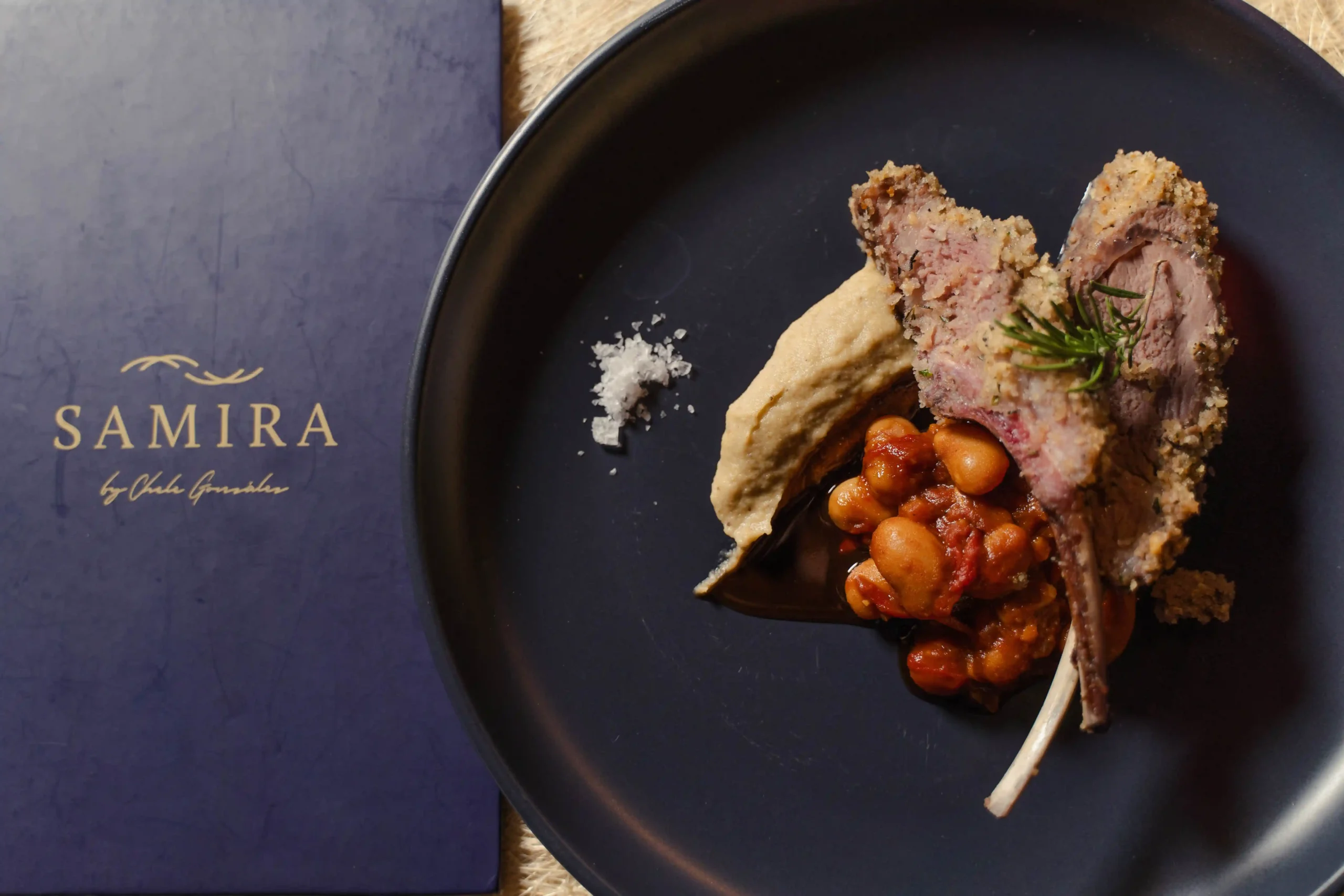 Rosemary and hazelnut-crusted lamb