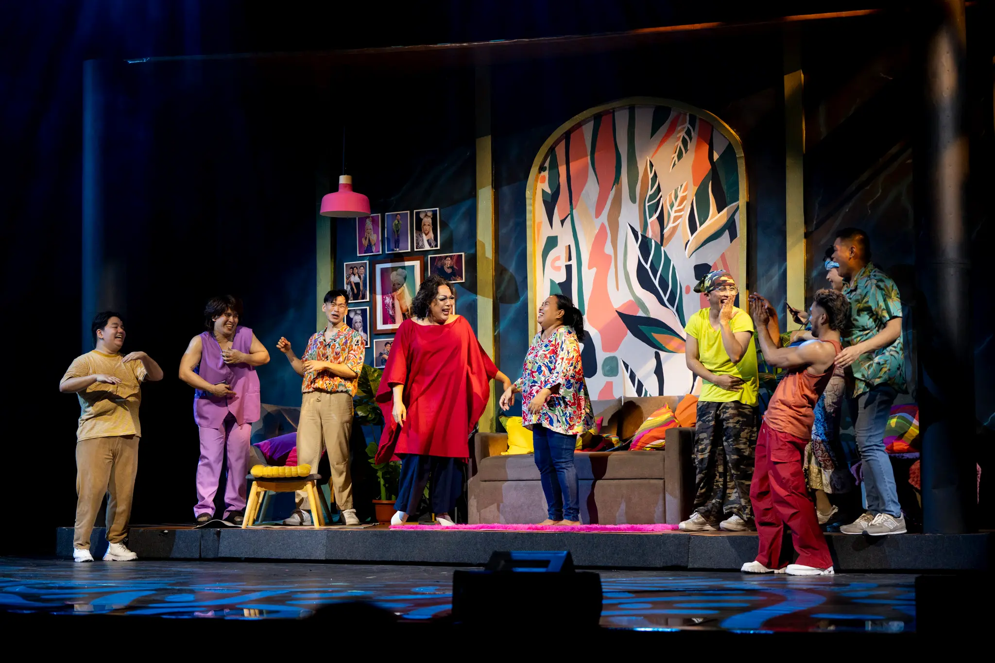 Delia's family and friends