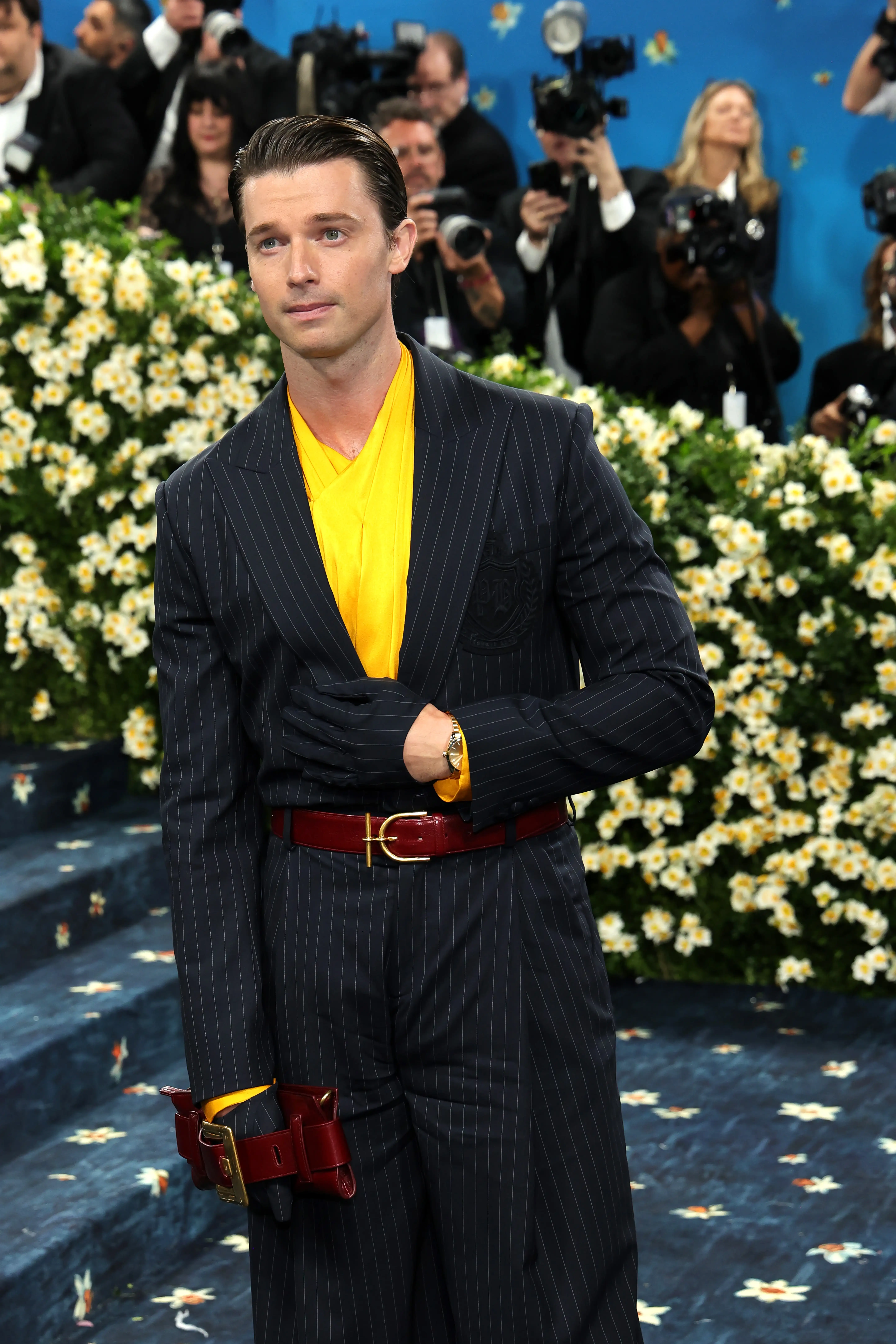 Patrick Schwarzenegger OMEGA watches Met Gala 2025