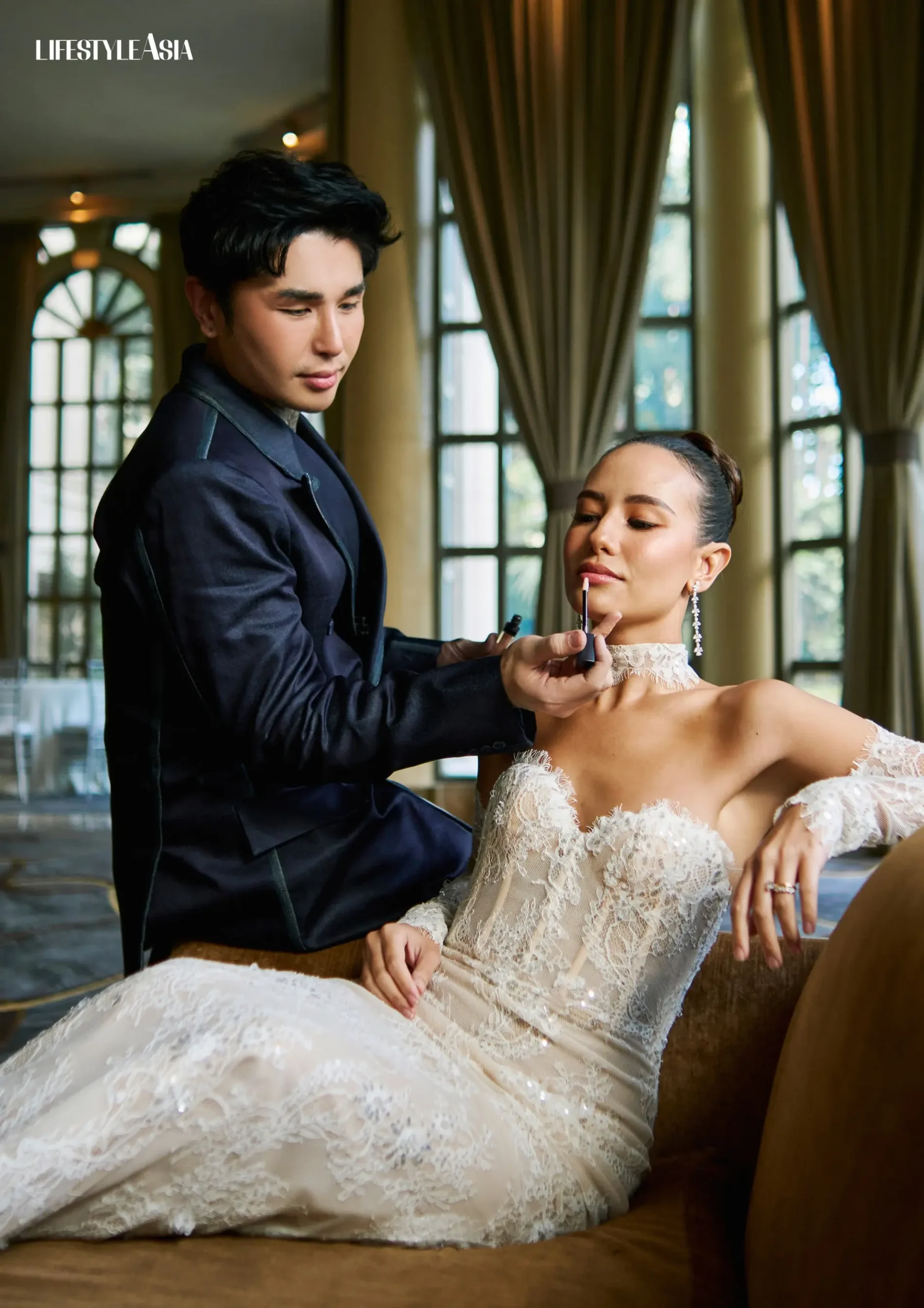 Mark Qua and Erika Remollo - wedding makeup