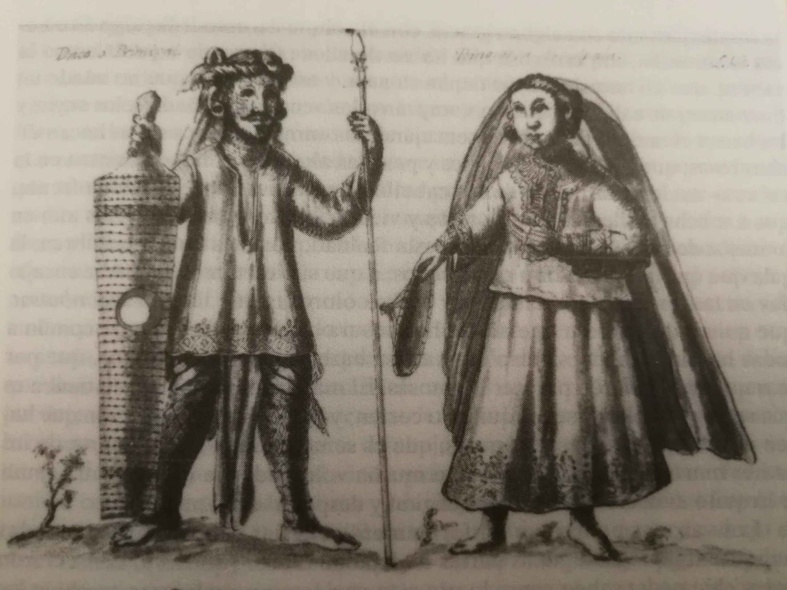 An illustration from “History of the Bisayan people in the Philippine Islands by Ignacio Francisco Alcina” from his 1667 account of the 17th century Visayan Islands: here you can see a man wearing the barong while still sporting his tattoos