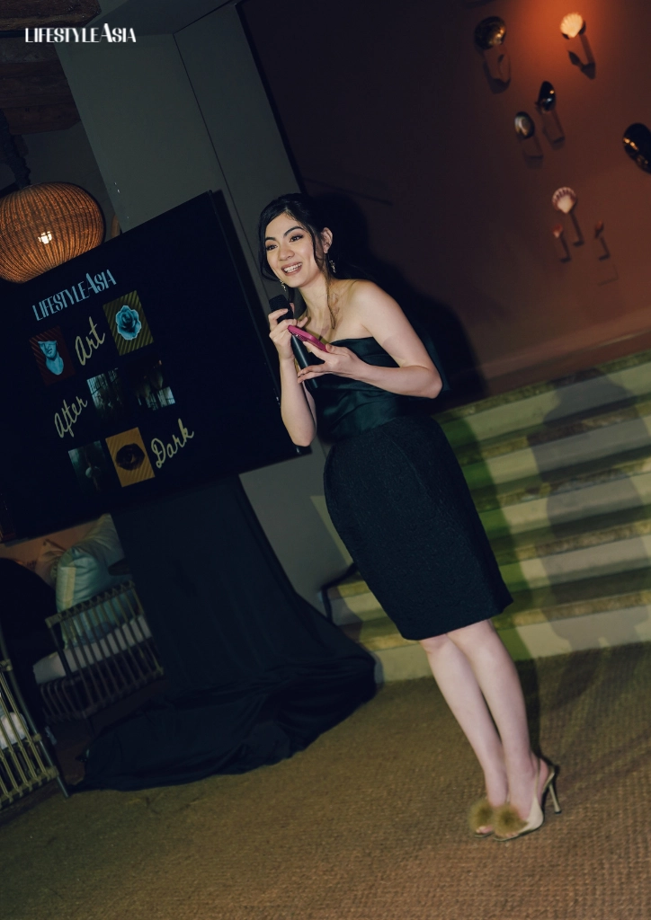 Kerry Tinga, Lifestyle Asia's Chief of Editorial Content, talks about art's role of lending texture, color, and meaning to life during her opening speech