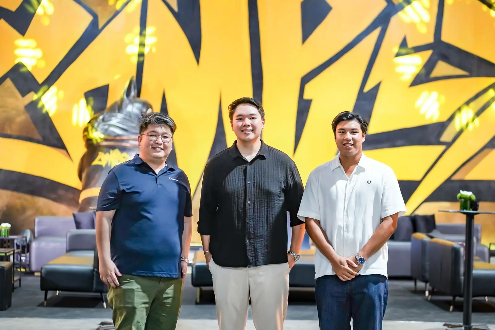Lexus Philippines Brand Manager Pocholo Molina, Founder and President, The AutoComplex Inc Archie Chiang, and Lexus Philippines PR Specialist Joaquin Guevara