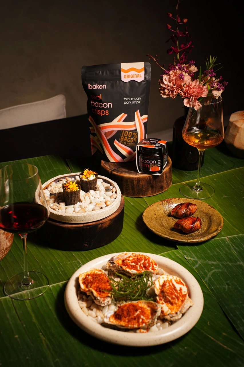 The First Drop and Second Drop, presented in the style of a hearty kamayan dinner