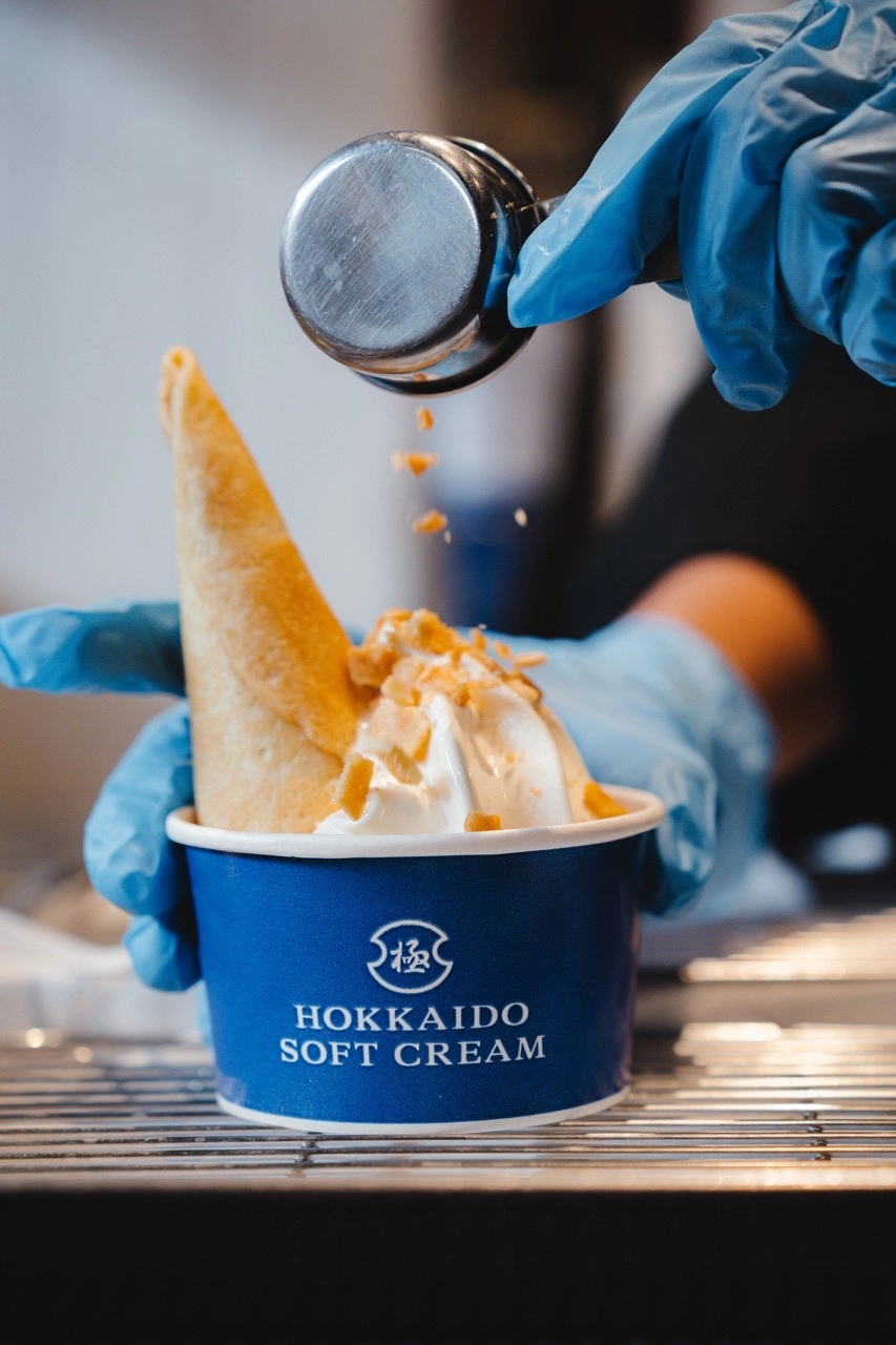 Soft serve from Hokkaido Soft Cream