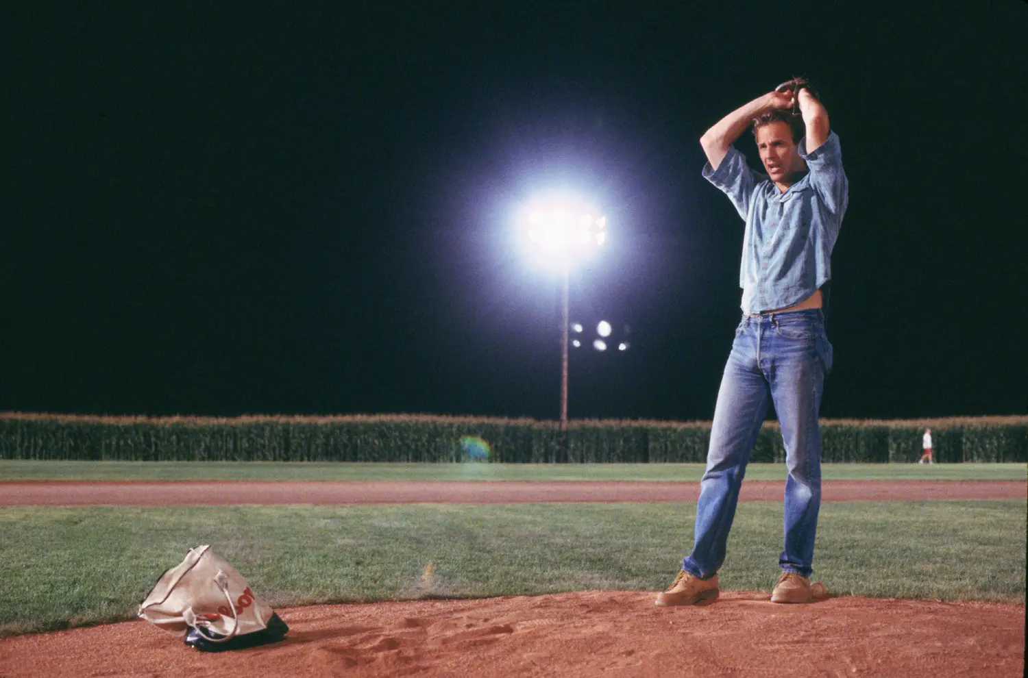 Kevin Costner in "Field of Dreams" dad flick