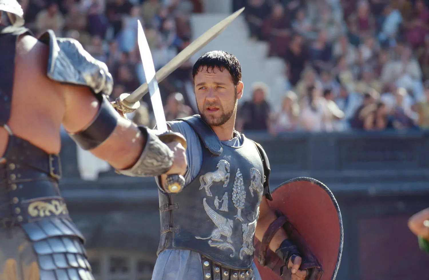 Russell Crowe in "Gladiator" dad flick