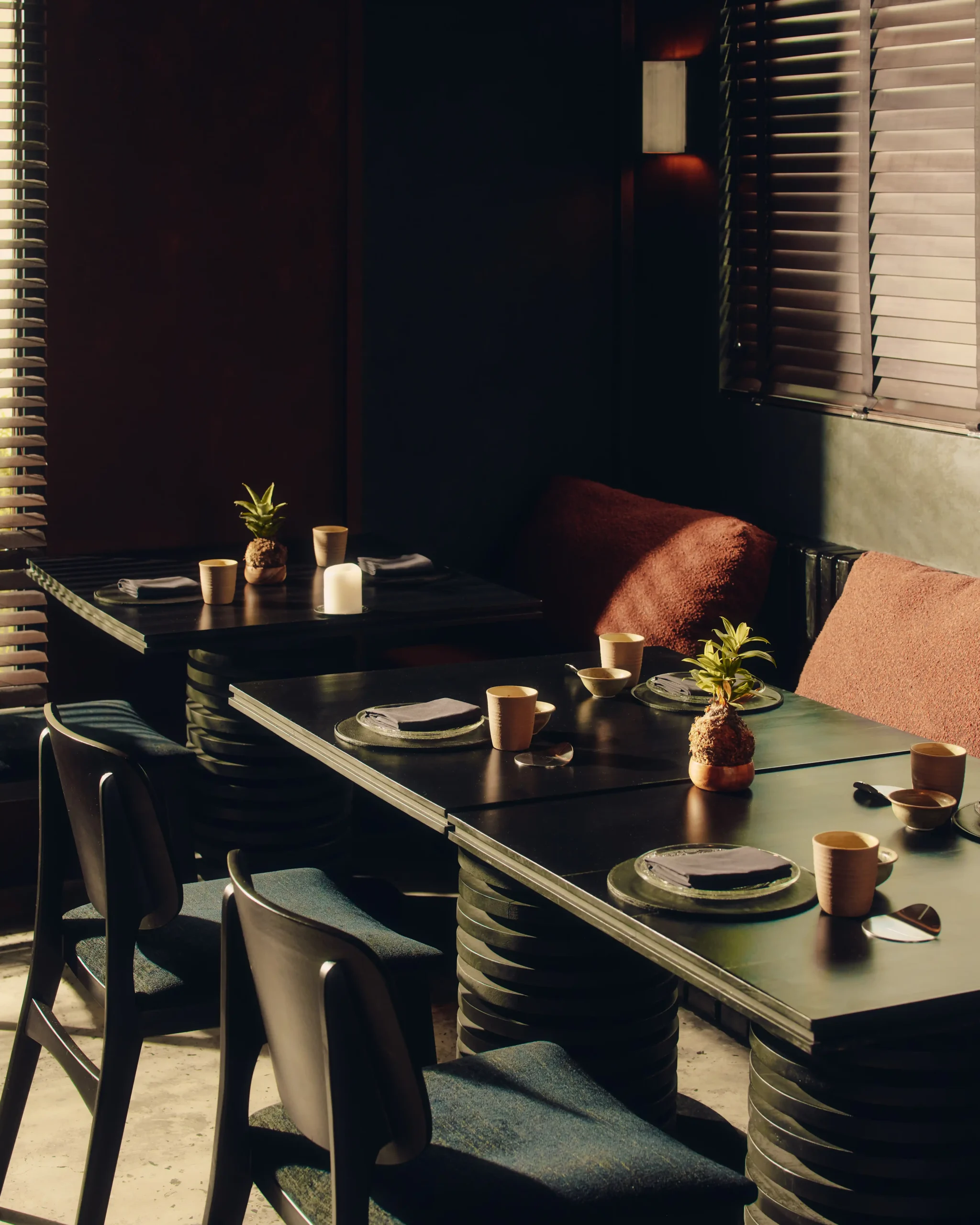 Celera's sleek interiors were designed by JJ Acuña