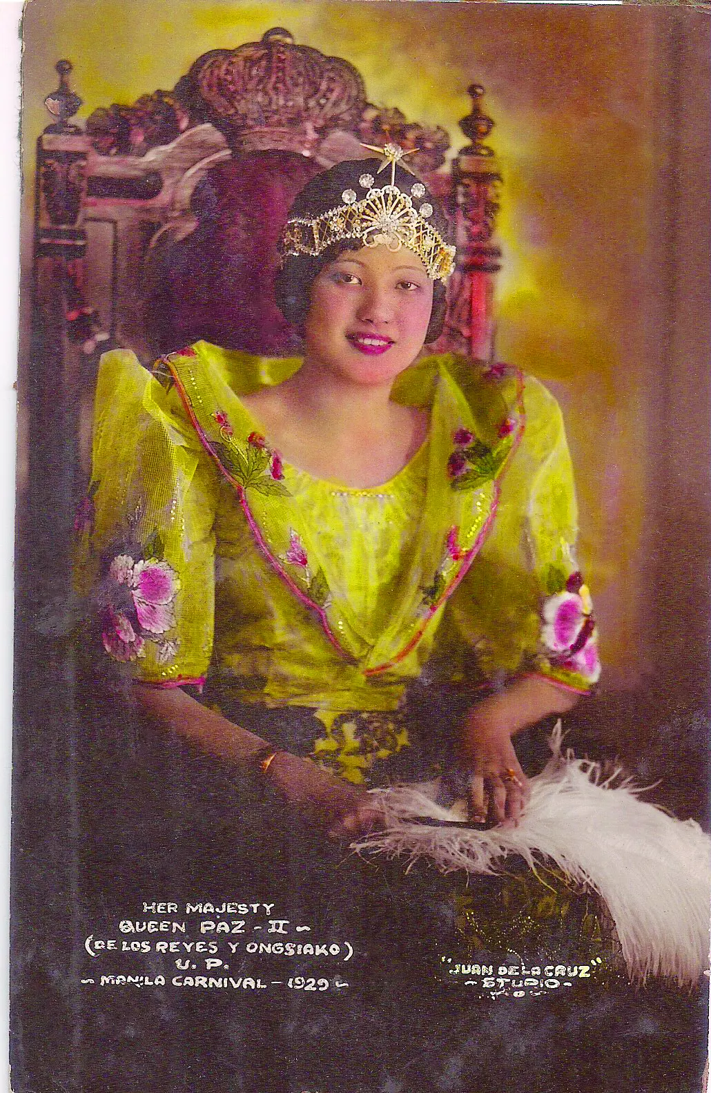 1929 Carnival Queen Pacita de los Reyes