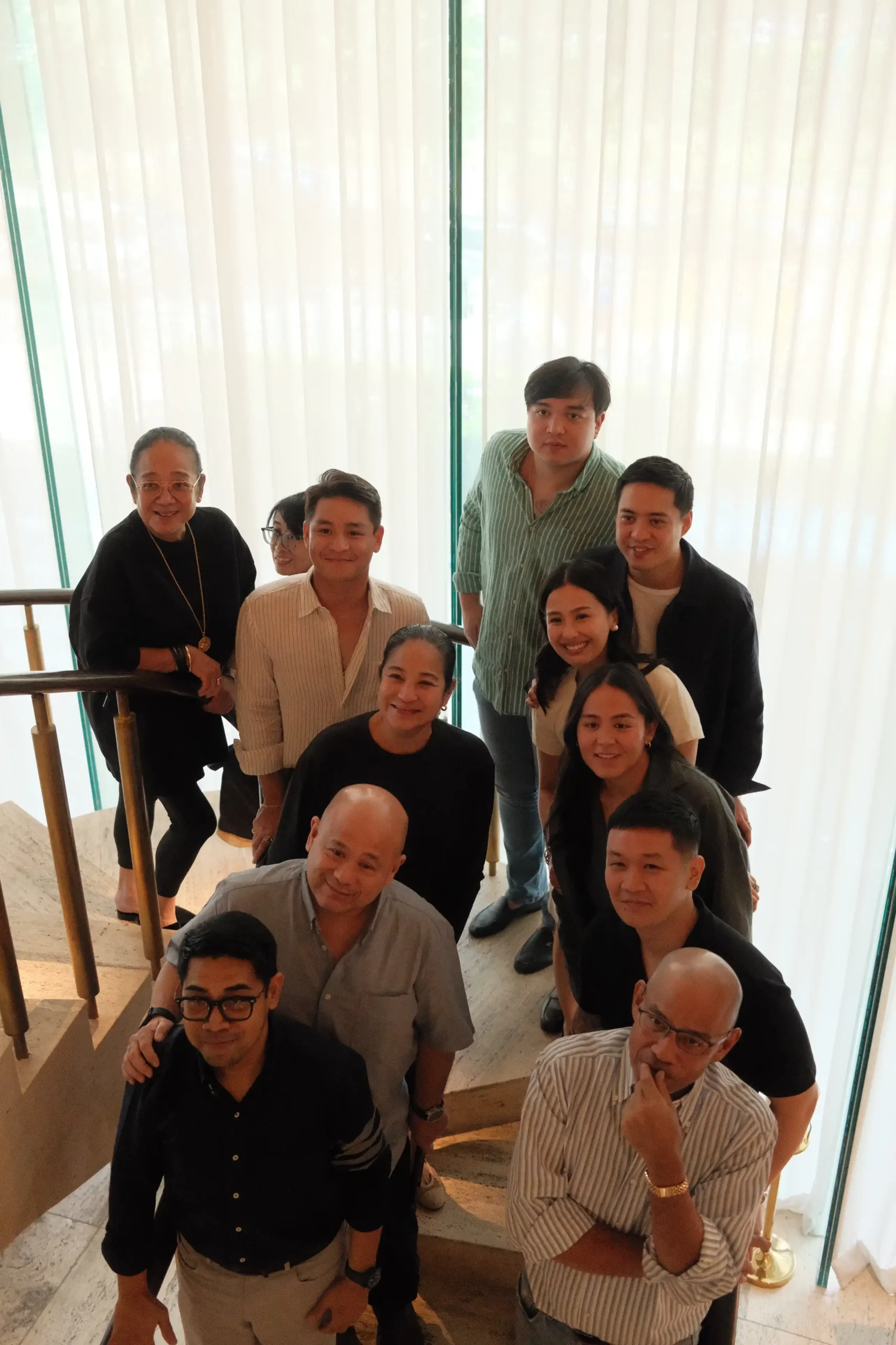 The Araneta-Forés family with Chef Jorge Mendez and Edgar Allan Caper