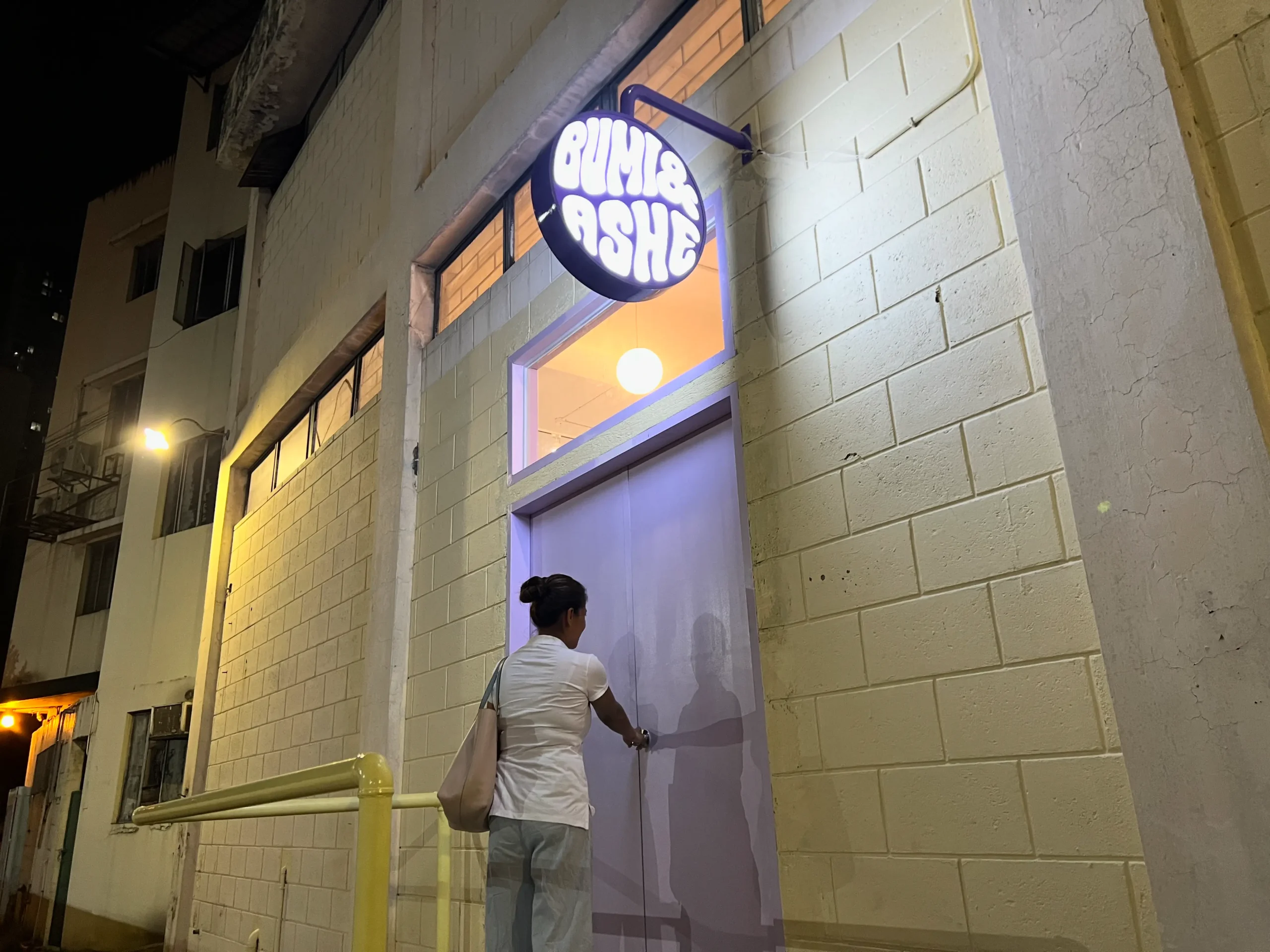 The entrance of Bumi & Ashe Makati