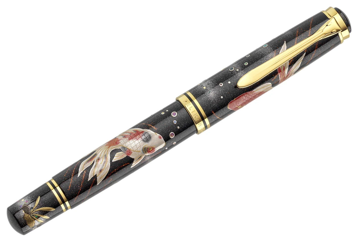 Pelikan Souverän M1000 Maki-e Goldfish Edition fountain pens